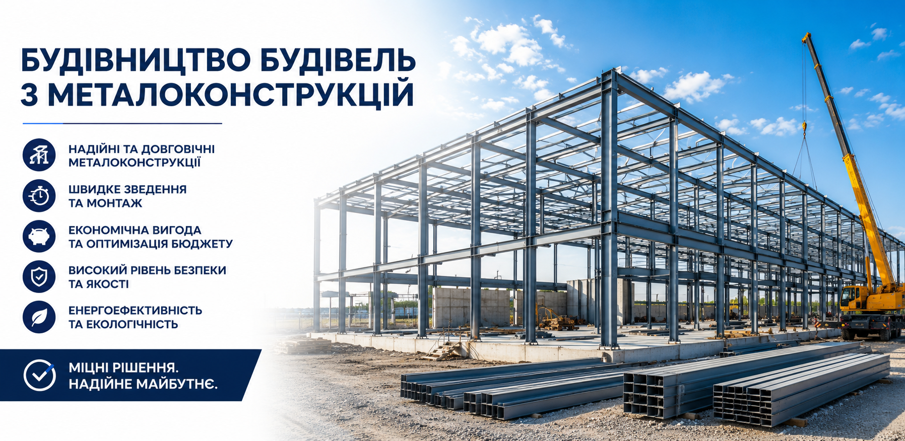 Будівництво будівель з металоконструкцій  в Івано-Франківську та області під ключ